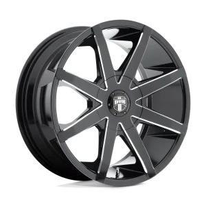 DUB – S109 PUSH – Black – 20″x8.5″ 10mm – Summer Wheels – S109208506+10